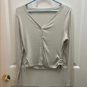 Lululemon Hold Tight Long Sleeve Button Up Shirt